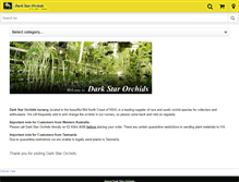 Tablet Screenshot of darkstarorchids.com.au